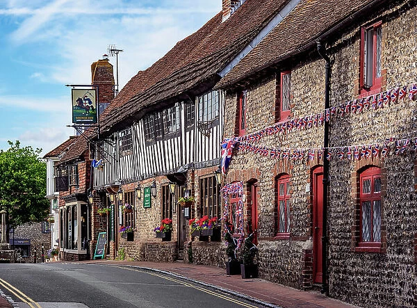 The George Inn, Alfriston, Wealden District, East Sussex, England, United Kingdom