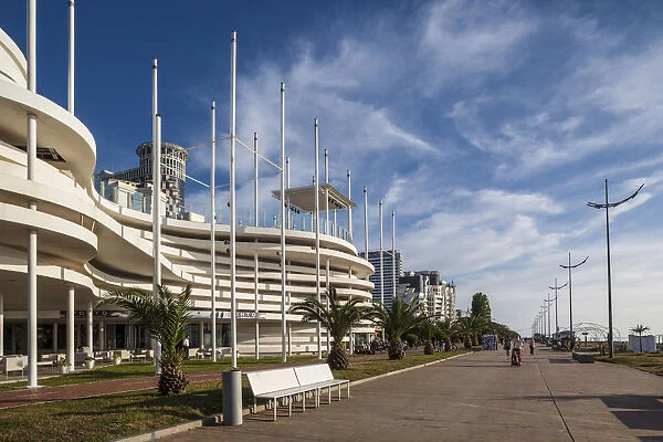 Georgia, Batumi, Batumi Boulevard, seaside promenade, architecture