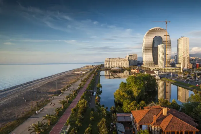 Framed Print : Georgia, Batumi, Batumi Boulevard, seaside promenade, architecture Framed Print : Georgia, Batumi, Batumi Boulevard, seaside promenade, architecture