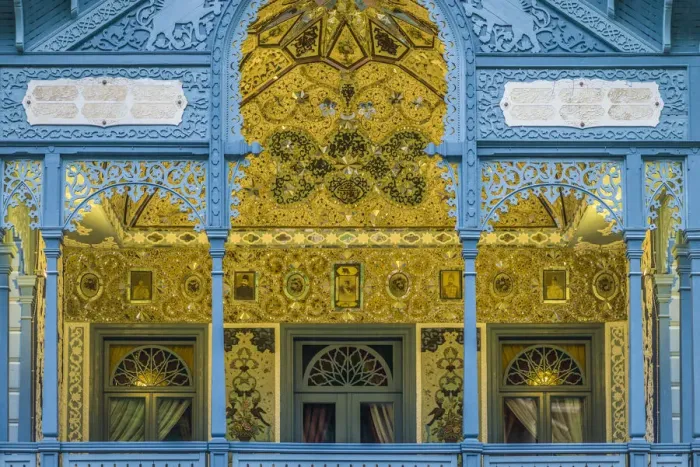Framed Print : Georgia, Borjomi, famous mineral water resort, detail of the Persian Building Framed Print : Georgia, Borjomi, famous mineral water resort, detail of the Persian Building