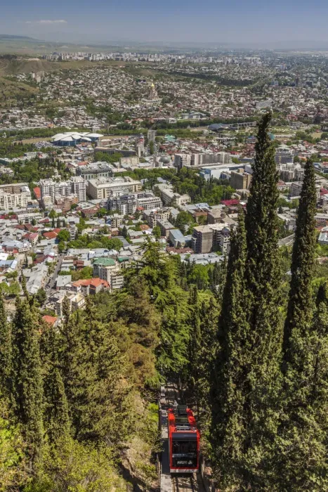 Framed Print : Georgia, Tbilisi, Mtatsminda Park, Funicular Framed Print : Georgia, Tbilisi, Mtatsminda Park, Funicular