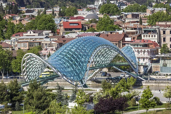 Georgia, Tbilisi, Peace Bridge
