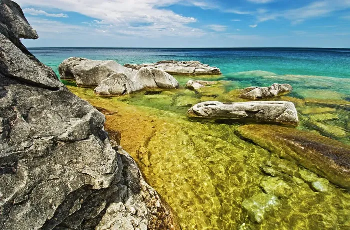 Framed Print : Georgian Bay at Halfway Log Dump Bruce Peninsula National Park, Ontario, Canada Framed Print : Georgian Bay at Halfway Log Dump Bruce Peninsula National Park, Ontario, Canada