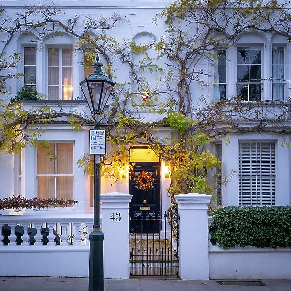 Georgian house, Kensington, London, England, UK