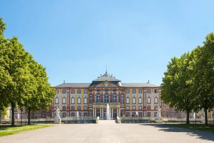 Framed Print : Germany, Baden-WAorttemberg, Bruchsal. Schloss Bruchsal palace complex built in Framed Print : Germany, Baden-WAorttemberg, Bruchsal. Schloss Bruchsal palace complex built in