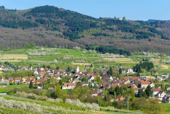 Framed Print : Germany, Baden-WAorttemberg, Schliengen. The village of Obereggenen in the Eggenertal Framed Print : Germany, Baden-WAorttemberg, Schliengen. The village of Obereggenen in the Eggenertal