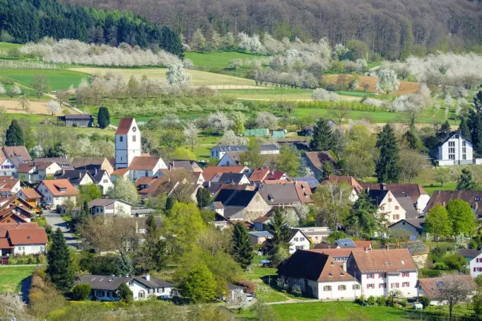 Framed Print : Germany, Baden-WAorttemberg, Schliengen. The village of Obereggenen in the Eggenertal Framed Print : Germany, Baden-WAorttemberg, Schliengen. The village of Obereggenen in the Eggenertal
