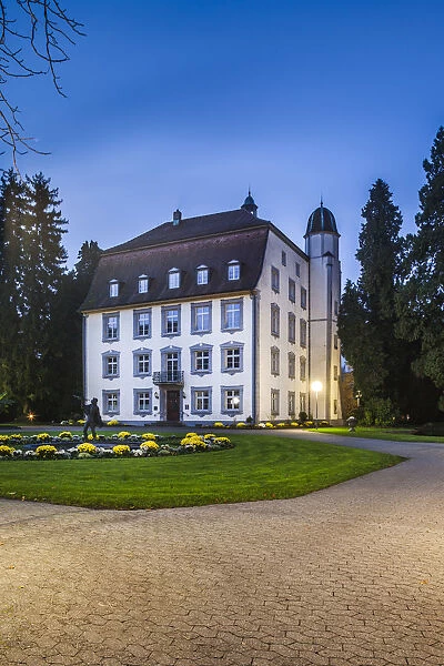Germany, Baden-Wurttemburg, Black Forest, Bad Sackingen, Schloss Schonau palace, dawn