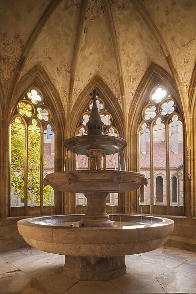 Germany, Baden-Wurttemburg, Maulbronn, Kloster Maulbronn Abbey, cloister
