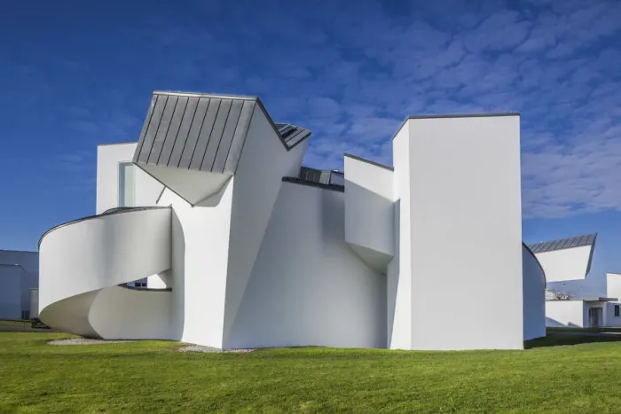 Framed Print : Germany, Baden-Wurttemburg, Weil am Rhein, Vitra Architectural Design Campus, Vitra