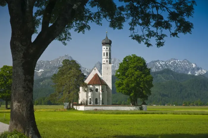 Framed Print : Germany, Bavaria (Bayern), Kolomanskirche Framed Print : Germany, Bavaria (Bayern), Kolomanskirche