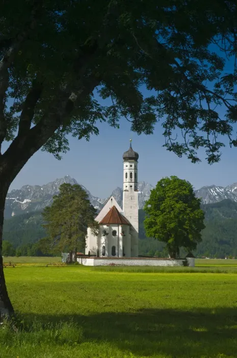Framed Print : Germany, Bavaria (Bayern), Kolomanskirche Framed Print : Germany, Bavaria (Bayern), Kolomanskirche