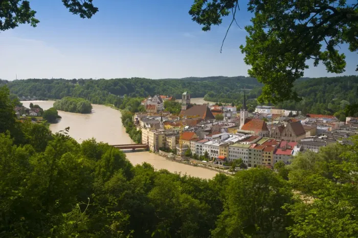 Framed Print : Germany, Bavaria (Bayern), Wasserburg am Inn, and River Inn Framed Print : Germany, Bavaria (Bayern), Wasserburg am Inn, and River Inn