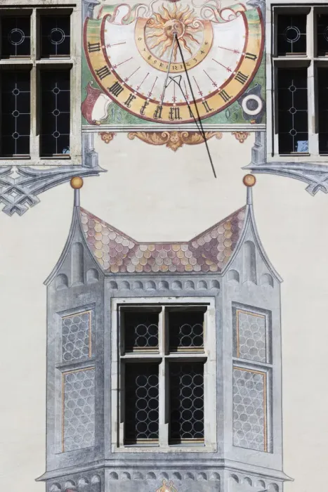 Framed Print : Germany, Bavaria, Fussen, Hohes Schloss Castle, detail