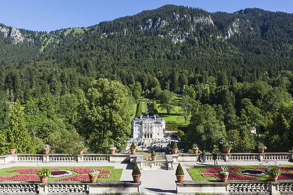 Germany, Bavaria, Linderhof Palace (Schloss Linderhof)