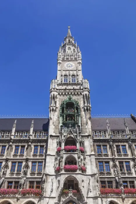 Framed Print : Germany, Bavaria, Munich, Marienplatz, City Hall Framed Print : Germany, Bavaria, Munich, Marienplatz, City Hall