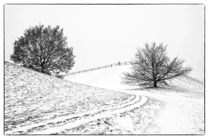 Framed Print : Germany, Bavaria, Munich, Olympiapark in winter Framed Print : Germany, Bavaria, Munich, Olympiapark in winter