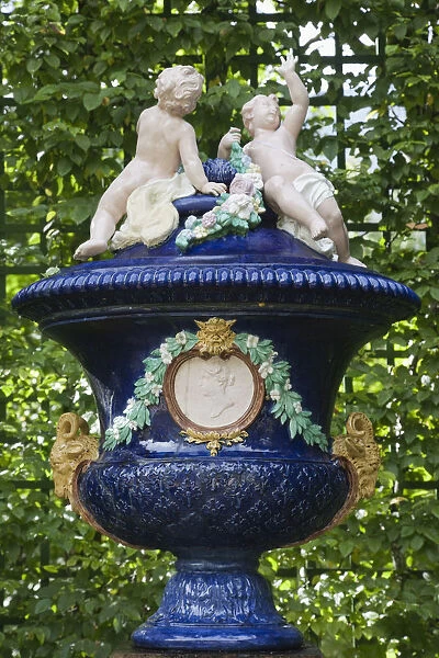 Germany, Bavaria, Romantic Road, Linderhof Palace, Decorative Garden Ornament