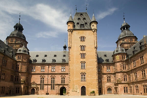 Germany, Bayern  /  Bavaria, Aschaffenburg, Schloss Johannisburg castle