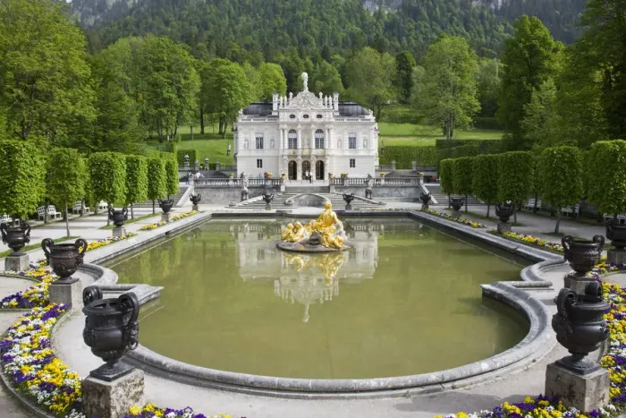 Framed Print : Germany, Bayern / Bavaria, Linderhof, Schloss Linderhof Framed Print : Germany, Bayern / Bavaria, Linderhof, Schloss Linderhof