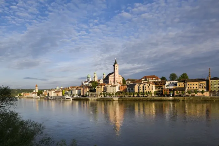 Framed Print : Germany, Bayern / Bavaria, Passau, Danube River, St. Paul church Framed Print : Germany, Bayern / Bavaria, Passau, Danube River, St. Paul church
