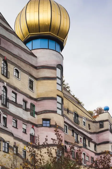 Framed Print : Germany, Hesse, Darmstadt, Waldspirale Residential Complex, designed by Austrian artist Framed Print : Germany, Hesse, Darmstadt, Waldspirale Residential Complex, designed by Austrian artist