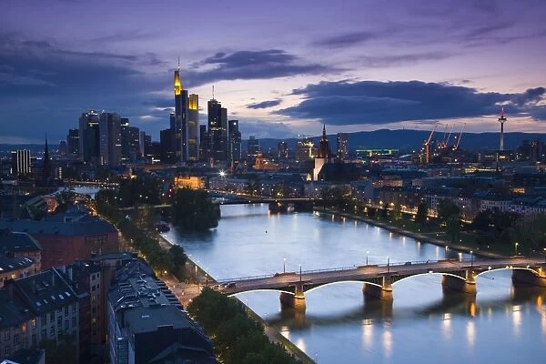 Germany, Hessen, Frankfurt-am-Main, Skyline