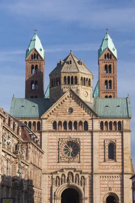 Framed Print : Germany, Rheinland-Pfalz, Speyer, Dom cathedral, exterior Framed Print : Germany, Rheinland-Pfalz, Speyer, Dom cathedral, exterior