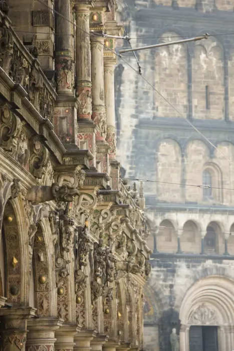 Framed Print : Germany, State of Bremen, Bremen, detail of the Town Hall Framed Print : Germany, State of Bremen, Bremen, detail of the Town Hall