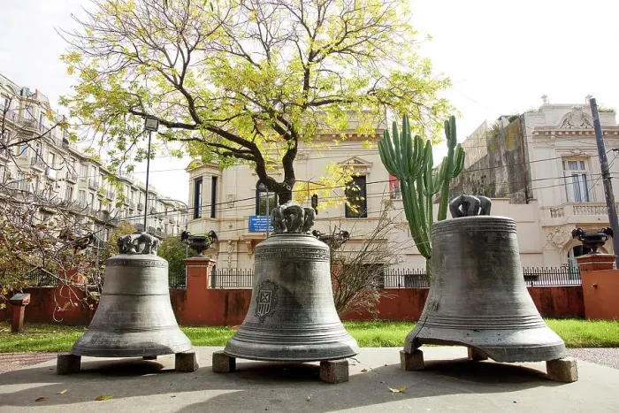Framed Print : Giant bells in the patio of the National Historical Museum (Museo Historico Nacional) in San Telmo, Buenos Aires, Argentina Framed Print : Giant bells in the patio of the National Historical Museum (Museo Historico Nacional) in San Telmo, Buenos Aires, Argentina