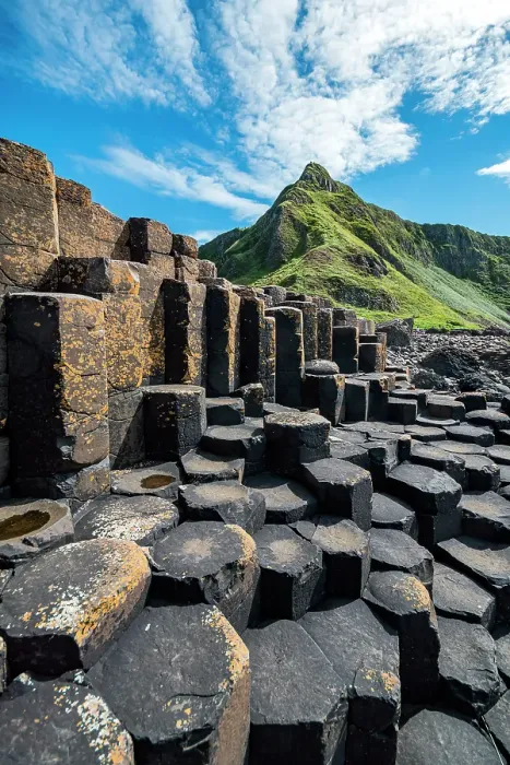 Framed Print : Giant's Causeway with it's iconic basalt columns. County Antrim, Ulster region, Northern Ireland