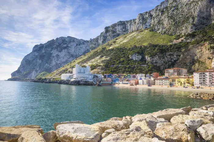 Framed Print : Gibraltar, Catalan Bay, The Caleta Hotel Framed Print : Gibraltar, Catalan Bay, The Caleta Hotel