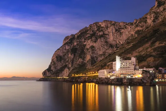 Framed Print : Gibraltar, Catalan Bay, The Caleta Hotel Framed Print : Gibraltar, Catalan Bay, The Caleta Hotel