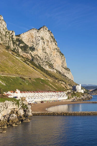 Gibraltar, Sandy Bay and Rock of Gibraltar