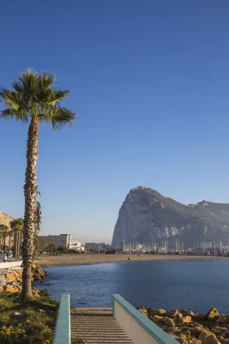 Framed Print : Gibraltar, View of Rock of Gibraltar Framed Print : Gibraltar, View of Rock of Gibraltar