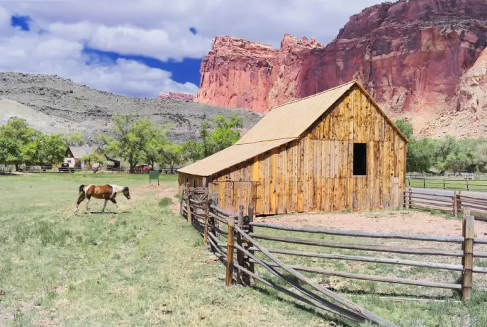 Framed Print : The Gifford Farmhouse, Capitol Reef National Park, Utah, USA Framed Print : The Gifford Farmhouse, Capitol Reef National Park, Utah, USA