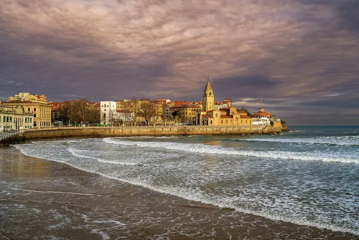 Framed Print : Gijon, Asturias, Spain Framed Print : Gijon, Asturias, Spain