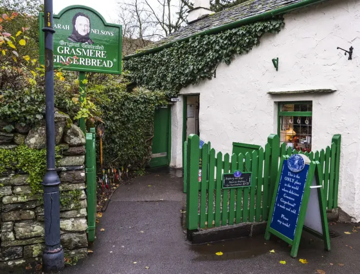 Framed Print : Gingerbread shop in Grasmere, Cumbria, England Framed Print : Gingerbread shop in Grasmere, Cumbria, England