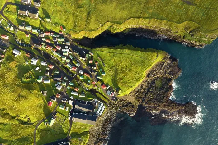 Framed Print : Gjogv during an autumn day, Eysturoy, Faroe Island, Denmark Framed Print : Gjogv during an autumn day, Eysturoy, Faroe Island, Denmark