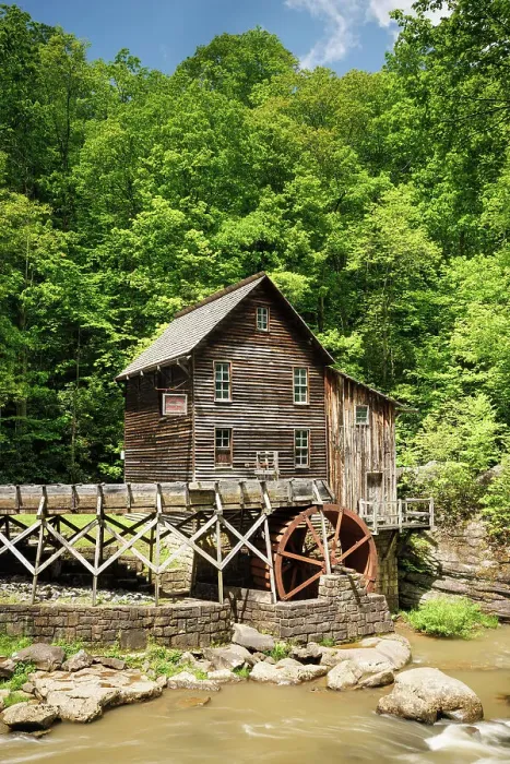 Framed Print : Glade Creek Grist Mill, Babcock State Park, West Virginia, USA Framed Print : Glade Creek Grist Mill, Babcock State Park, West Virginia, USA
