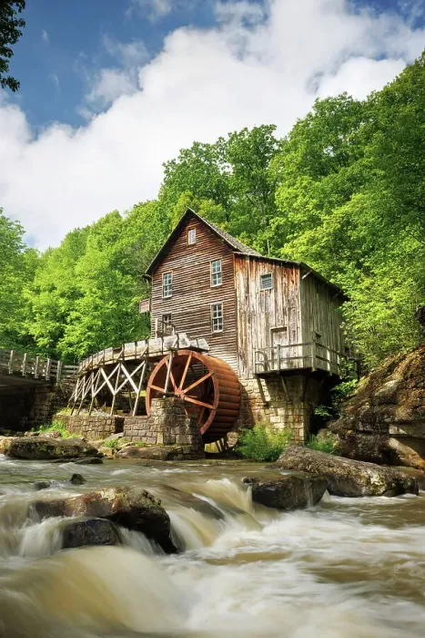Framed Print : Glade Creek Grist Mill, Babcock State Park, West Virginia, USA Framed Print : Glade Creek Grist Mill, Babcock State Park, West Virginia, USA