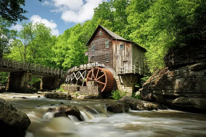 Framed Print : Glade Creek Grist Mill, Babcock State Park, West Virginia, USA Framed Print : Glade Creek Grist Mill, Babcock State Park, West Virginia, USA