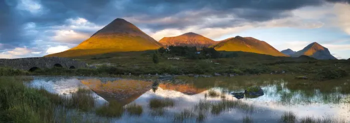 Framed Print : Glamaig Reflections, Sligachan, Isle of Skye, Scotland