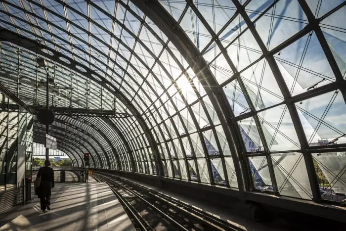 Framed Print : Glass dome of Berlin Central Station, Berlin, Germany Framed Print : Glass dome of Berlin Central Station, Berlin, Germany