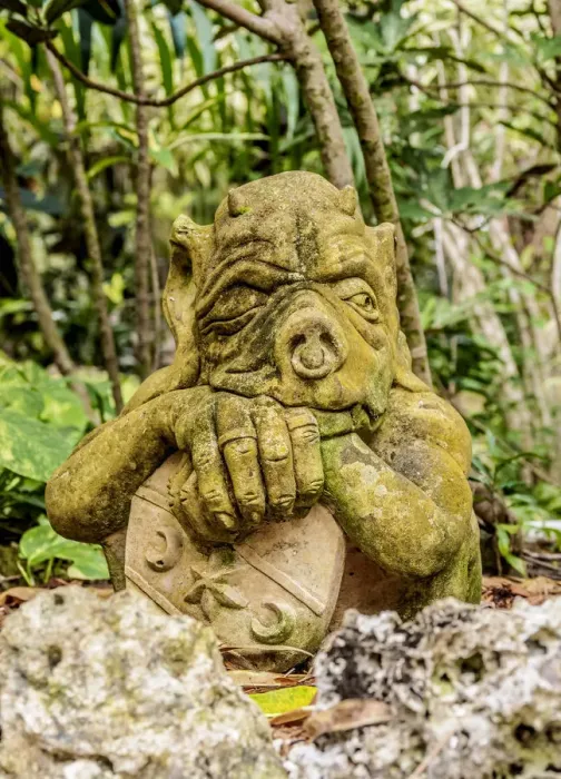 Framed Print : Gnome Figure at Queen Elizabeth II Botanic Park, North Side, Grand Cayman, Cayman Islands Framed Print : Gnome Figure at Queen Elizabeth II Botanic Park, North Side, Grand Cayman, Cayman Islands
