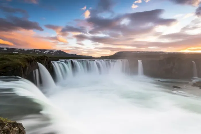 Framed Print : Godafoss waterfall, Northern Iceland Framed Print : Godafoss waterfall, Northern Iceland