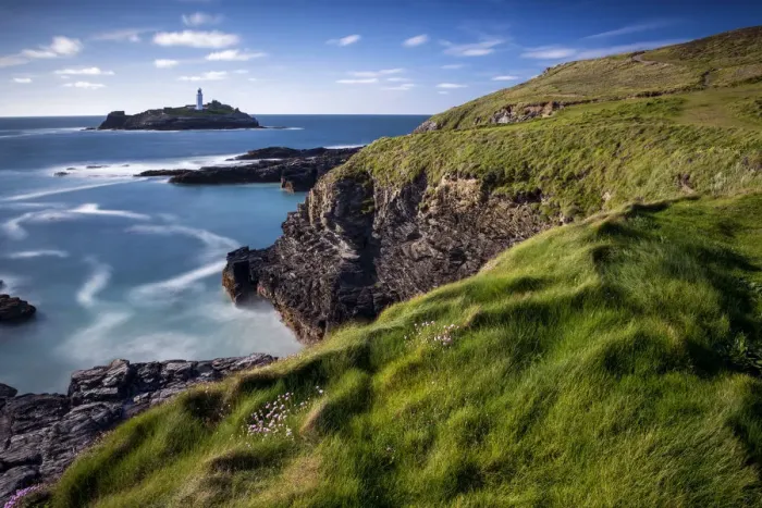 Framed Print : Godrevy Lighthouse, Cornwall, England Framed Print : Godrevy Lighthouse, Cornwall, England