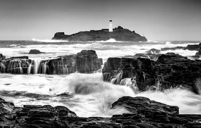Framed Print : Godrevy Lighthouse, Godrevy Island, hear Hayle, Cornwall, England Framed Print : Godrevy Lighthouse, Godrevy Island, hear Hayle, Cornwall, England
