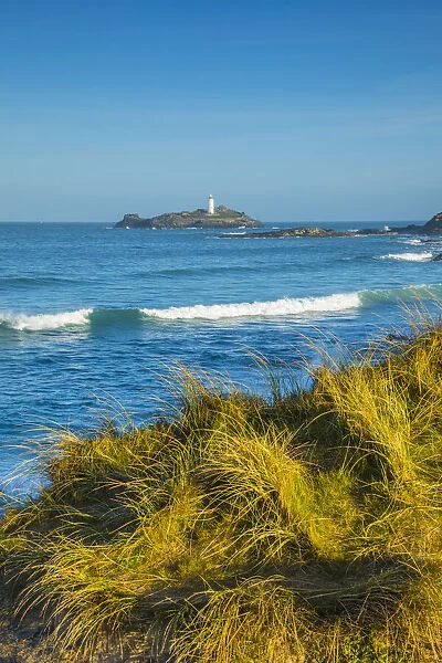 Godrevy lighthouse, North Cornwall Coast, Cornwall, England, UK