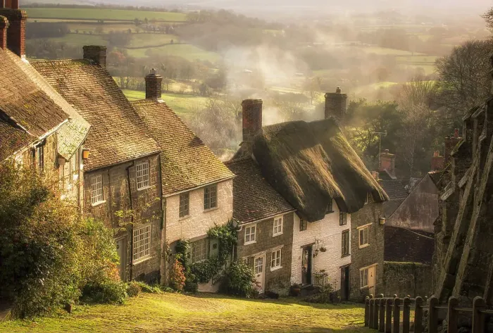 Framed Print : Gold Hill, Shaftesbury, Dorset, England, UK Framed Print : Gold Hill, Shaftesbury, Dorset, England, UK